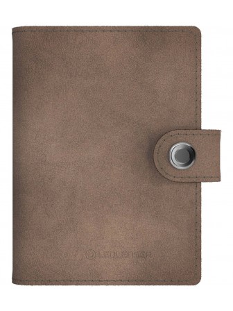 Billetera de cuero Lite Wallet 150 lumens (Matte Taupe Grey) Ledlenser